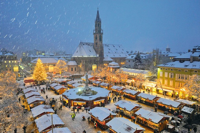 Mercado de Natal em Bolzano - Italia