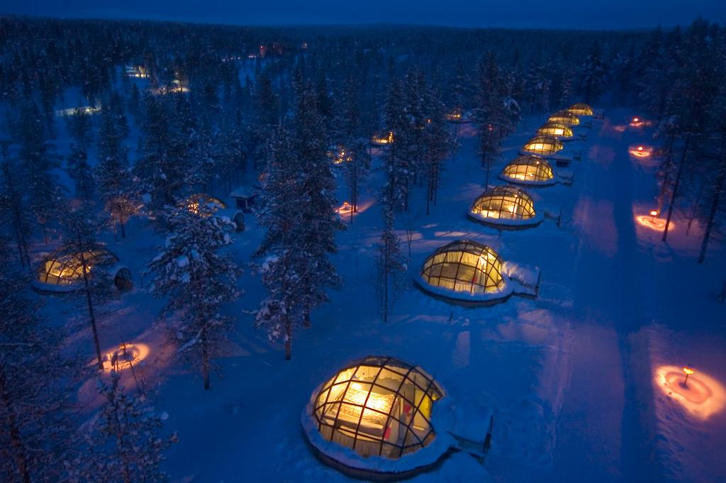 Kakslauttanen Arctic Resort: primeiro iglu de vidro da Finlândia