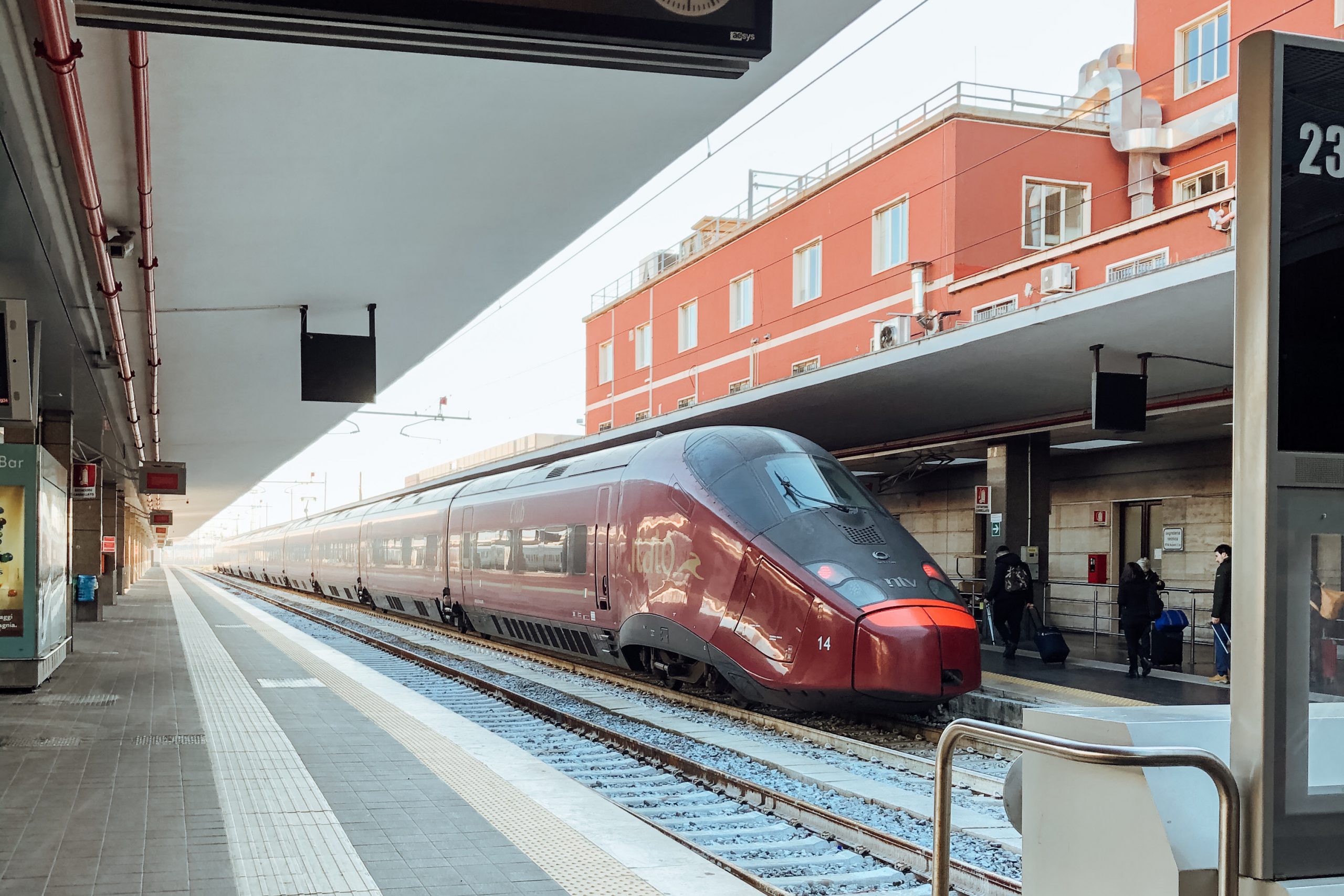 Tipos de trem na Itália: trem rápido da Italo Treno