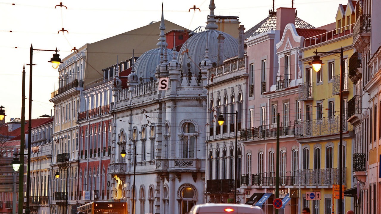 Rua no bairro de Príncipe Real, em Lisboa