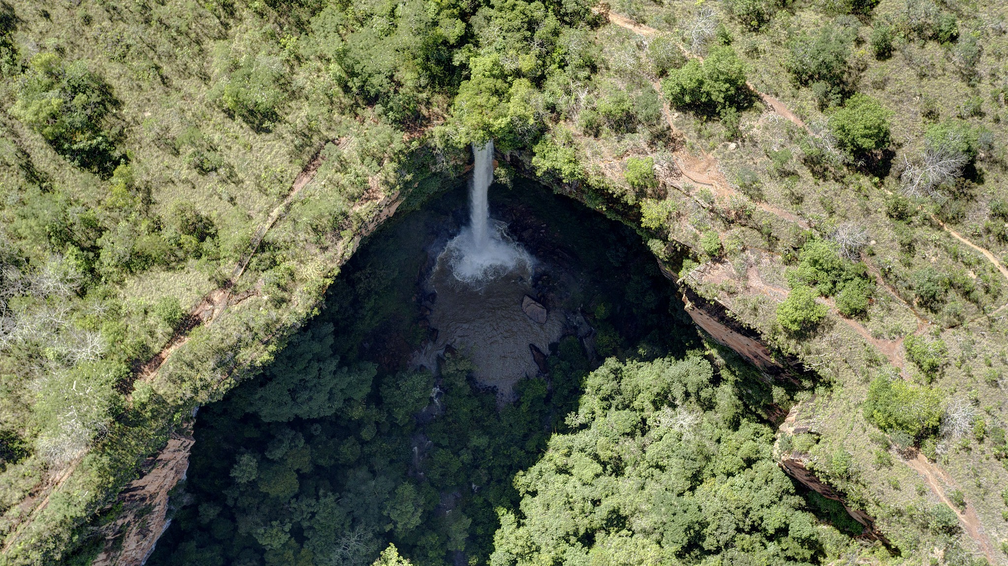 O que fazer na Chapada dos Guimarães: Véu da Noiva