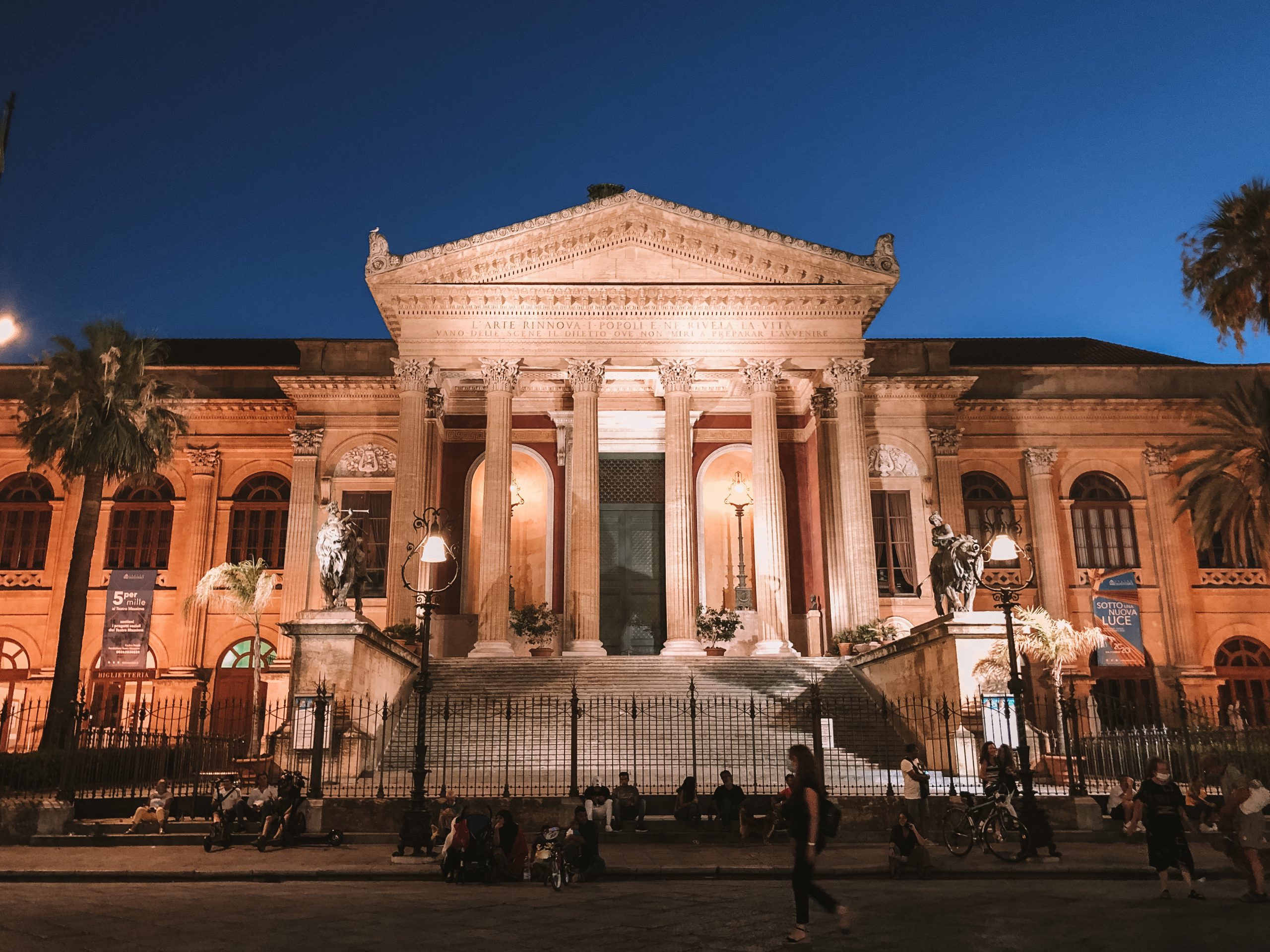 Teatro Massimo Vittorio Emanuele, em Palermo