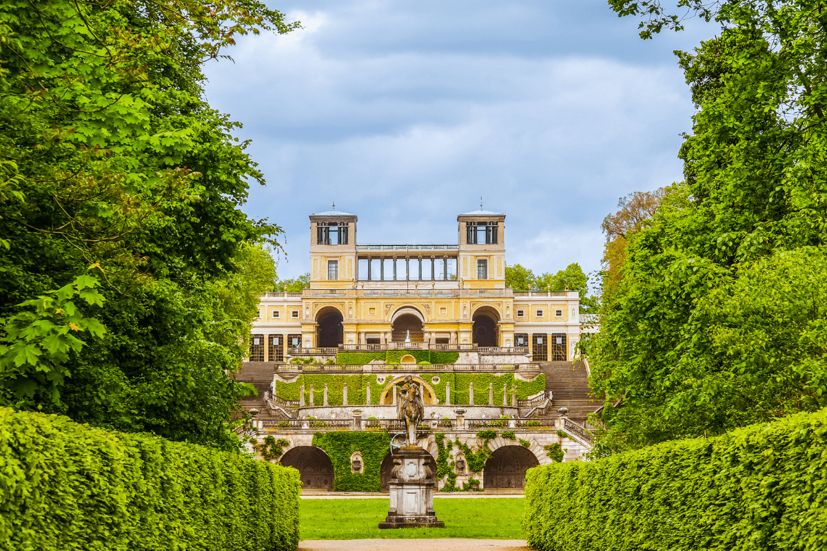 Bate e volta em Potsdam