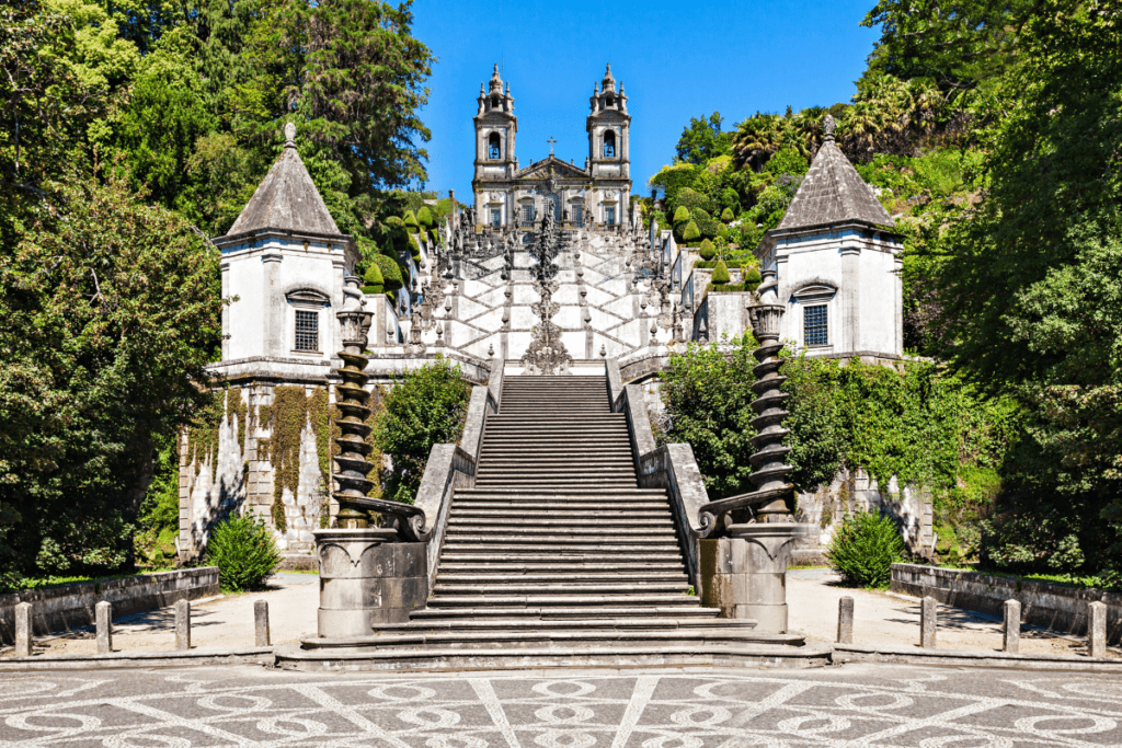 Escadaria do Santuário de Bom Jesus do Monte, em Braga