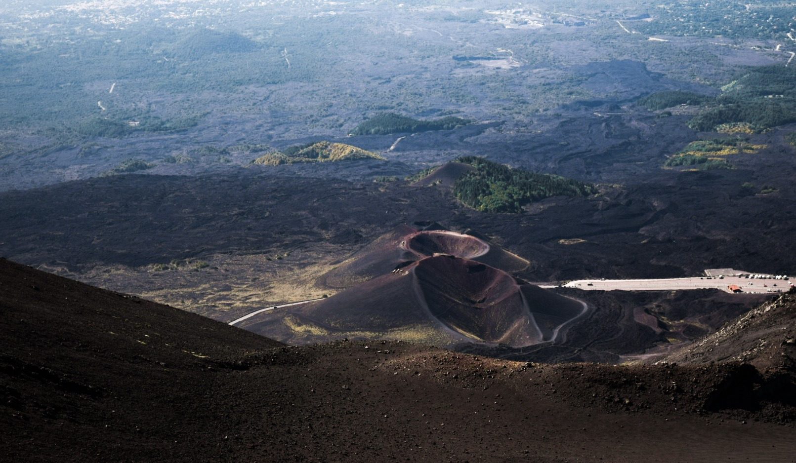Crateras Silvestres, no monte Etna