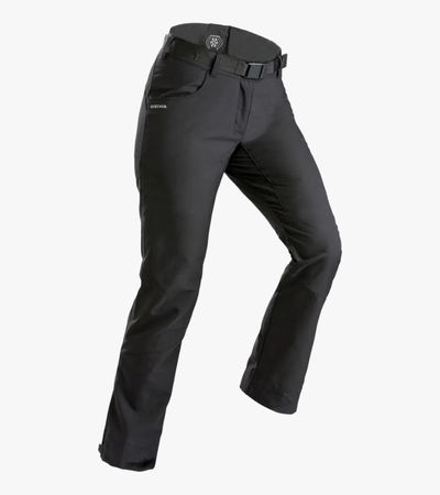 Calça feminina de ski preta Quechua