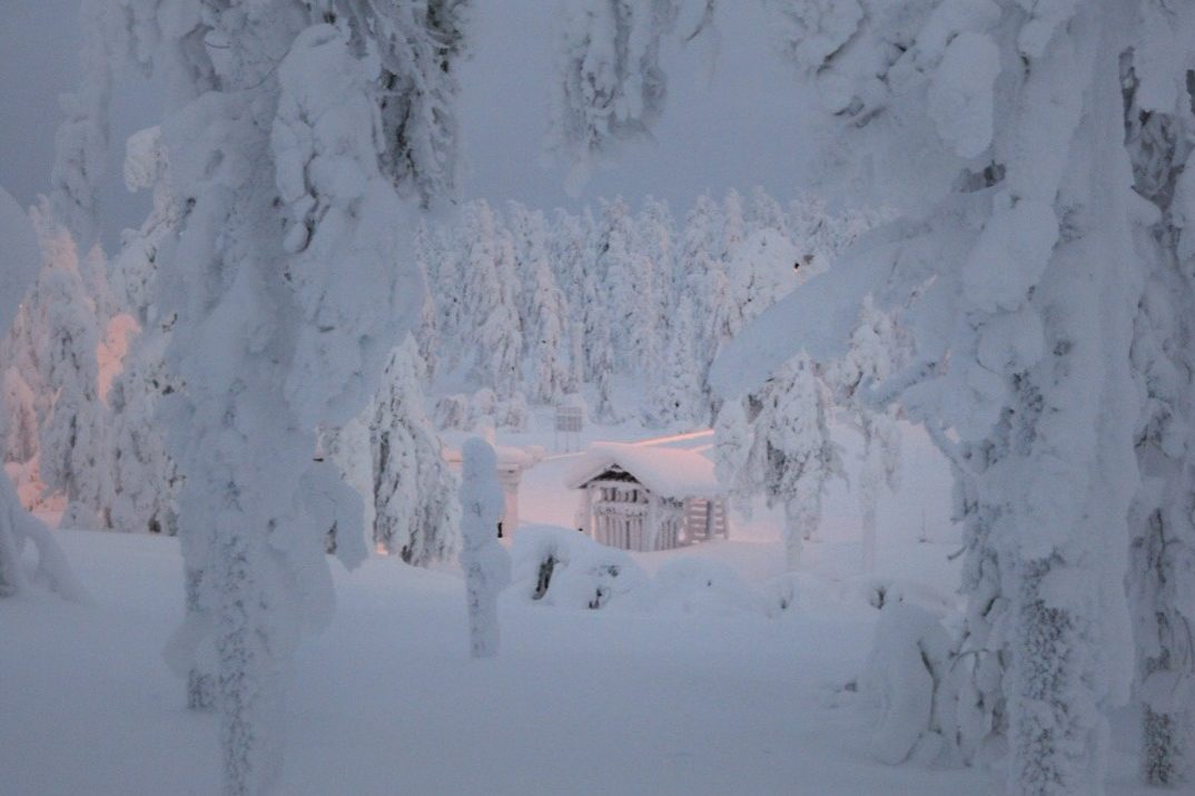 Rovaniemi, finlândia - 5 de março de 2017: escritório do papai