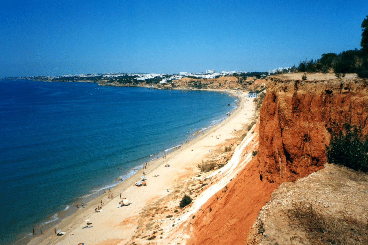 Praia da Falésia em Albufeira