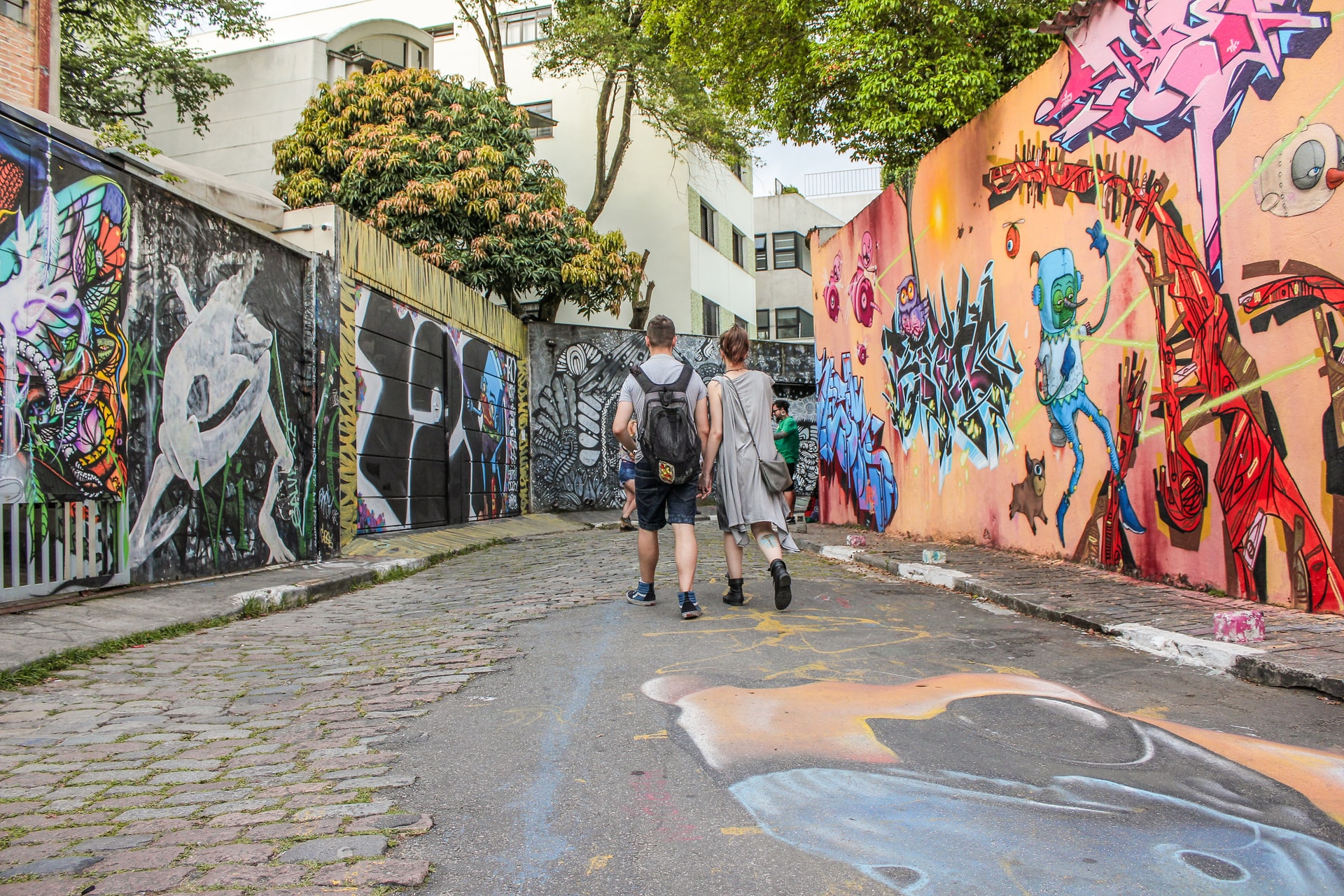 Beco do Batman na Vila Madalena, em São Paulo