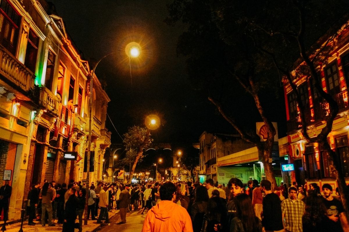 Noite no bairro da Lapa, no Rio de Janeiro