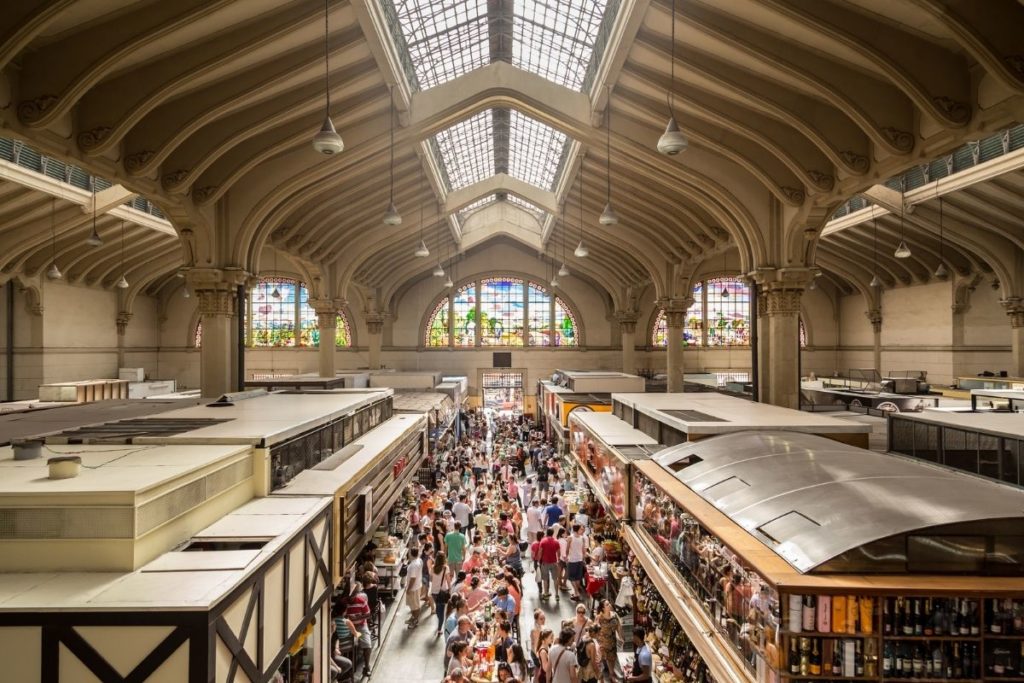 Interior do Mercadão Municipal de São Paulo