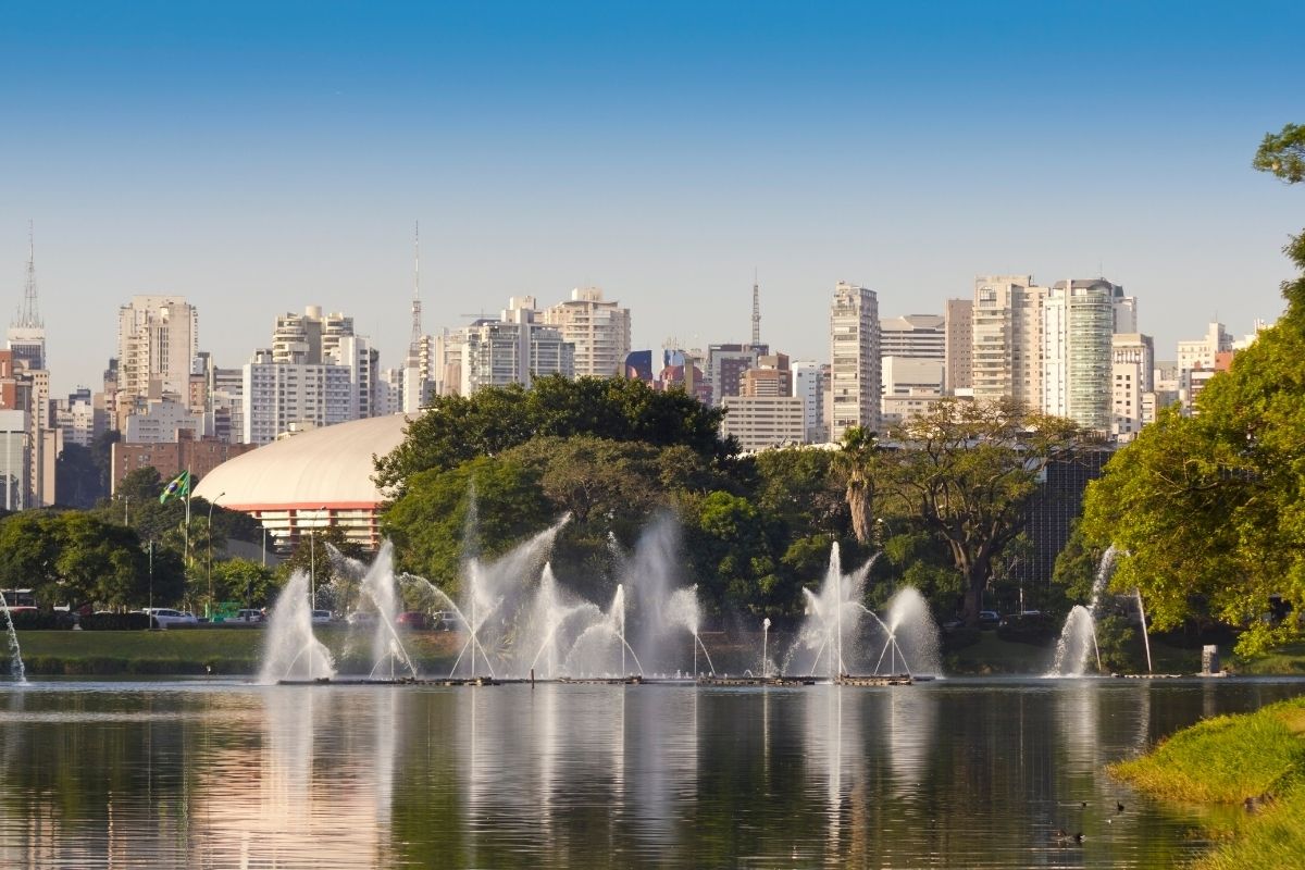 Parque Ibirapuera, uma das principais atrações gratuitas de São Paulo