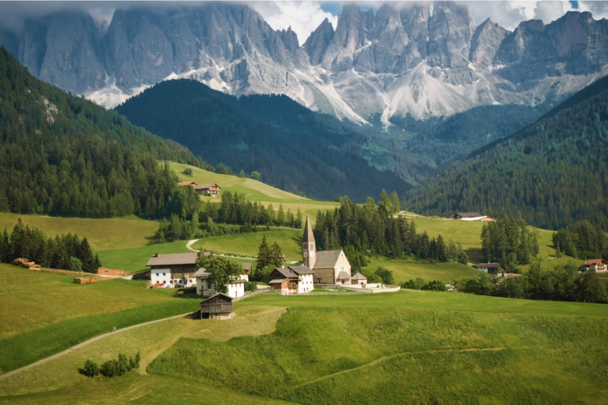 O que fazer nas Dolomitas, na Itália: Santa Magdalena em Val di Funes