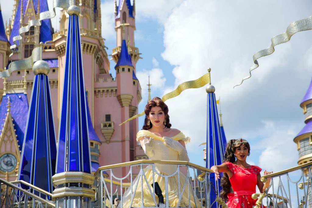 Parada com as princesas da Disney no Magic Kingdom