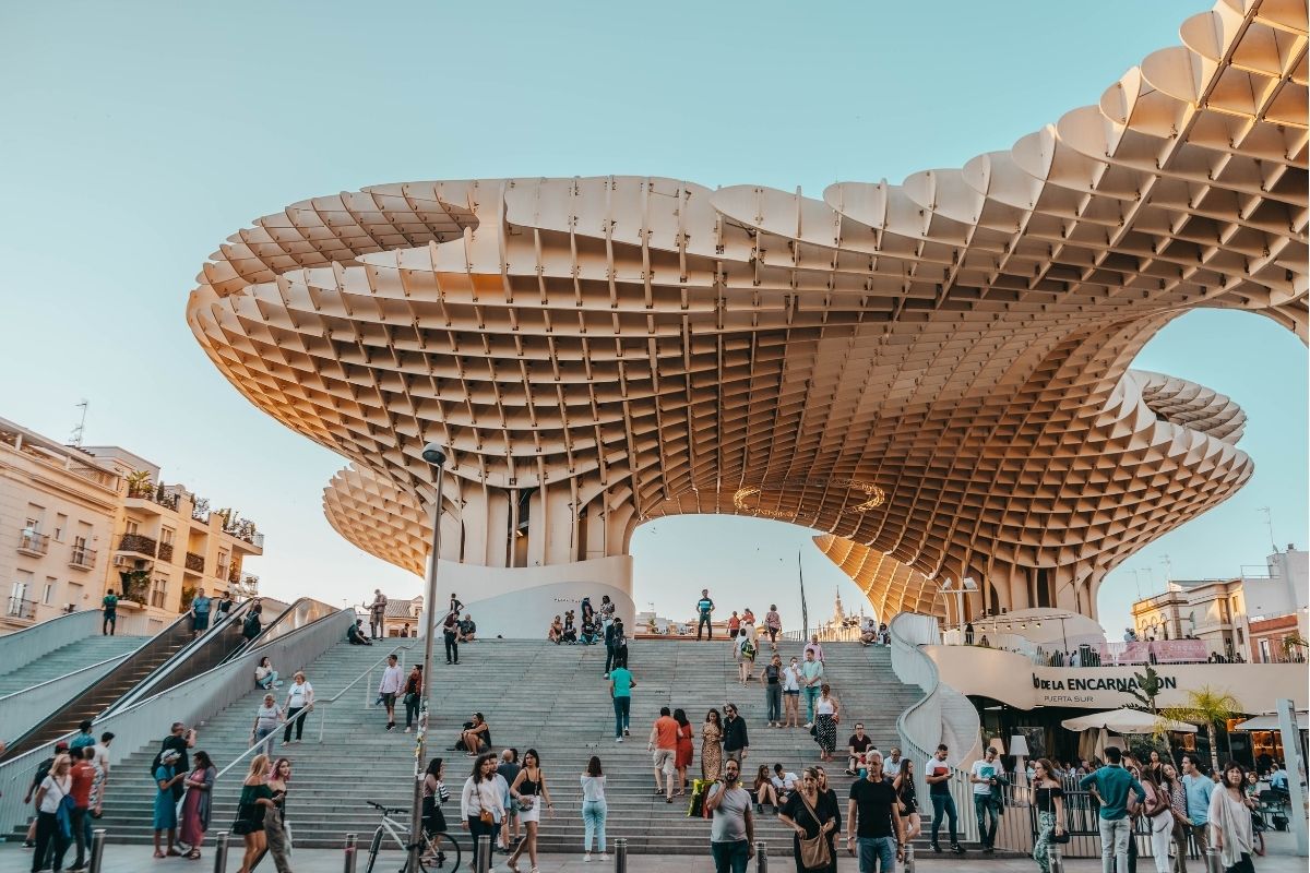 Metropol Parasol em Sevilha, Espanha