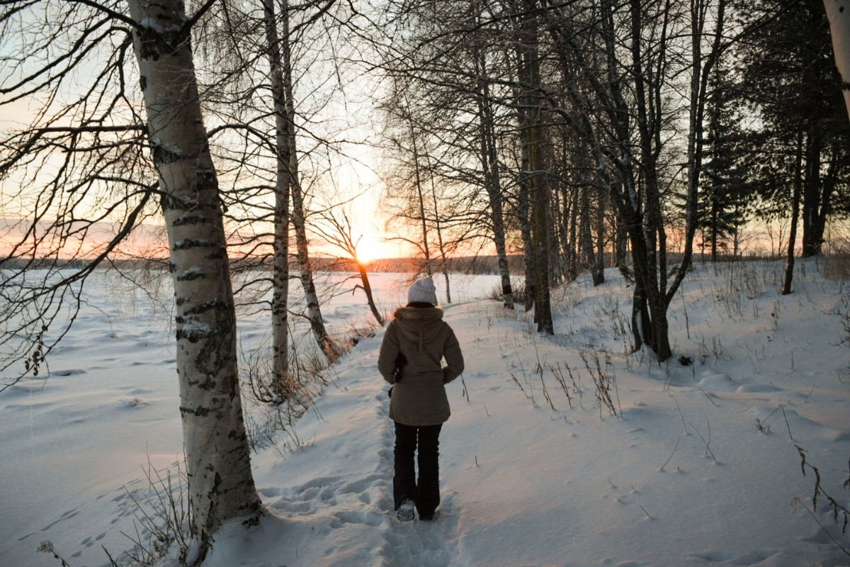 Trilha em Rovaniemi, na Lapônia