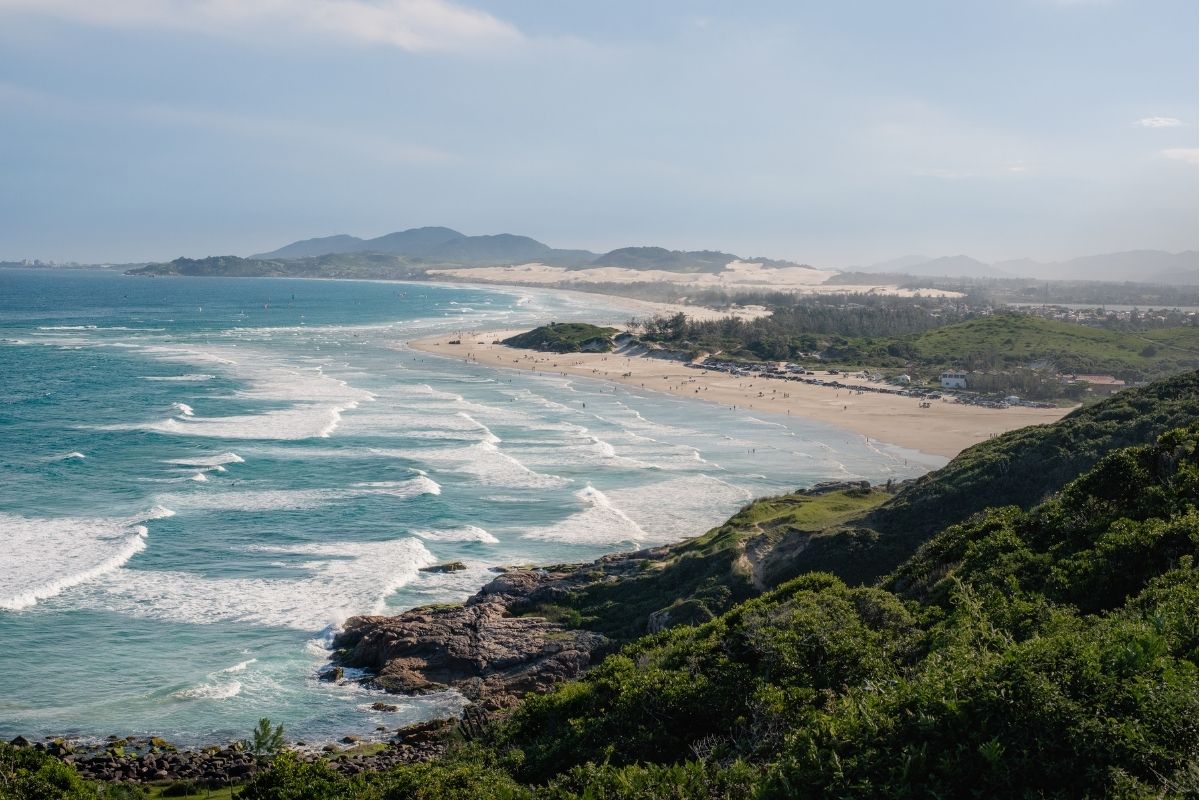 Praia do Luz na Praia do Rosa, em Santa Catarina