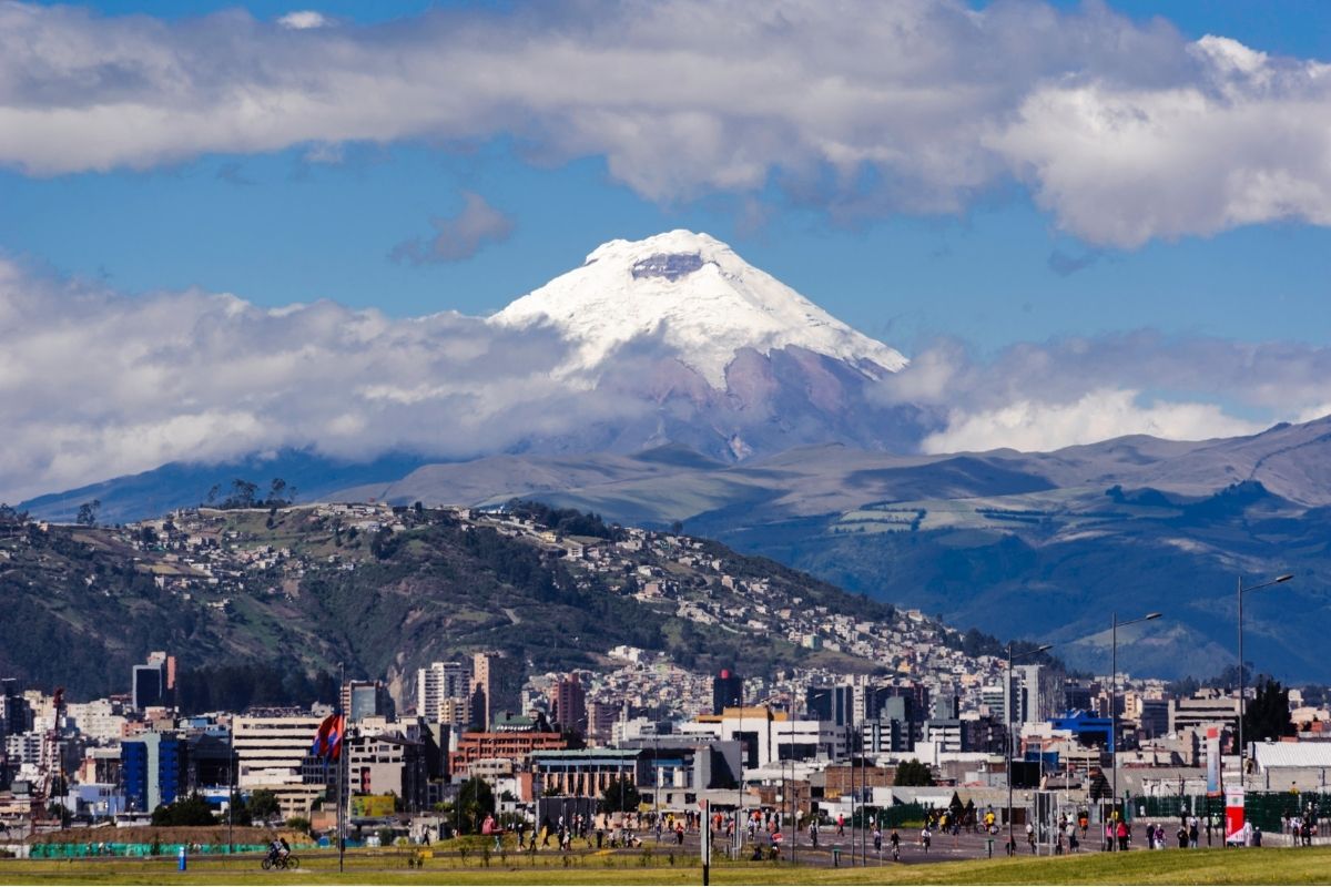 A capital Quito, no Equador