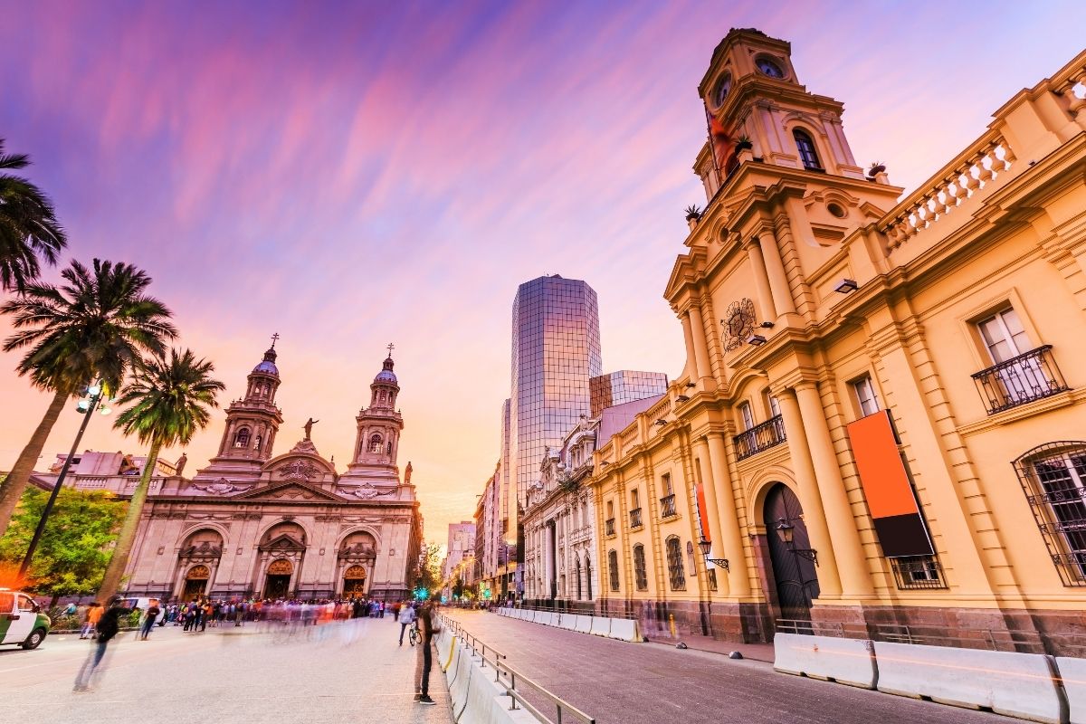 Plaza de Armas em Santiago do Chile