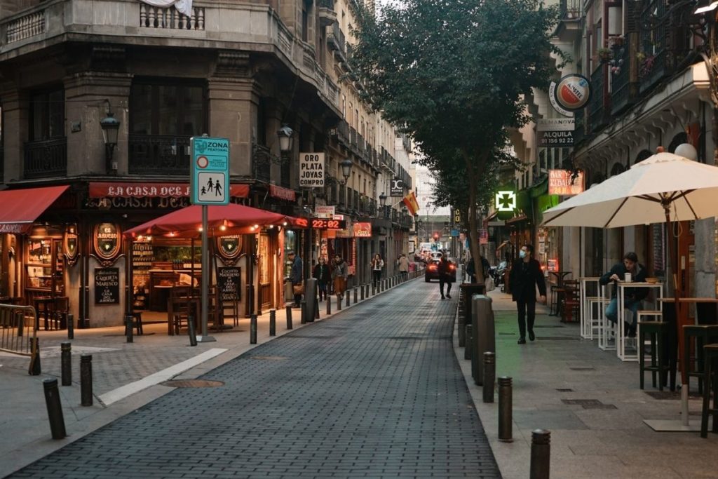 Bairro Las Letras em Madri