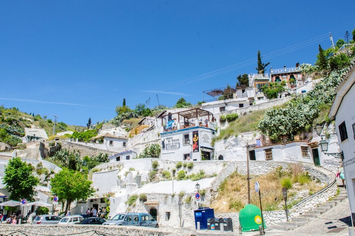 Bairro Sacromonte, em Granada na Espanha