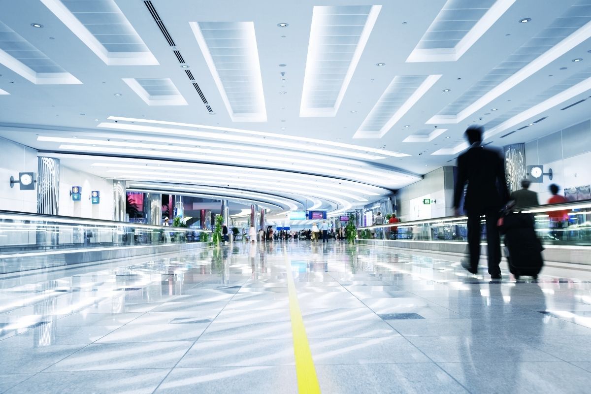 Metrô no Aeroporto Internacional de Dubai