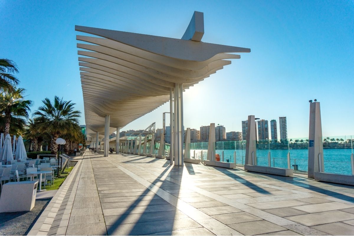 Atrações em Málaga, na Espanha: Muelle Uno e Málaga Park