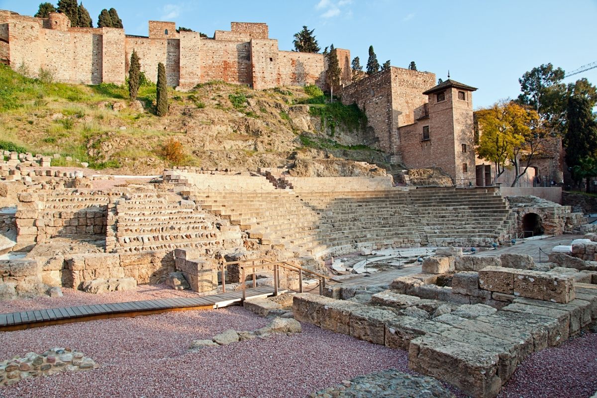 Teatro Romano de Málaga, na Espanha