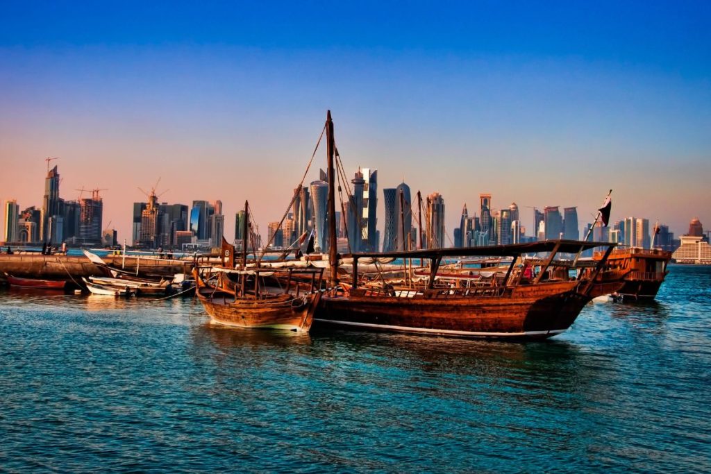 Passeio de dhow em Doha