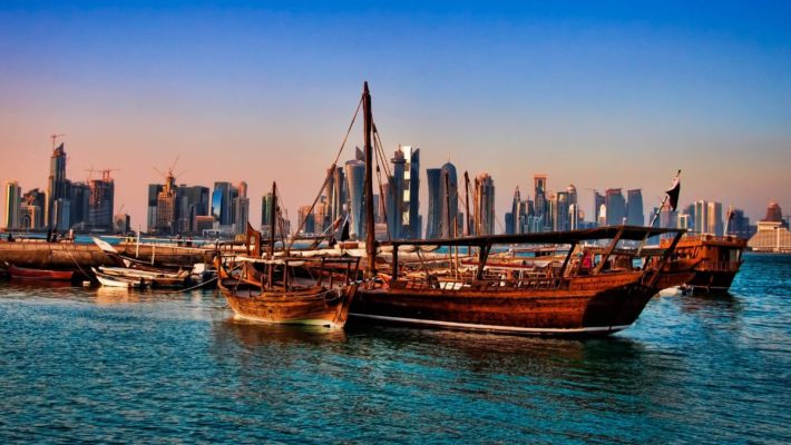 Passeio de dhow em Doha