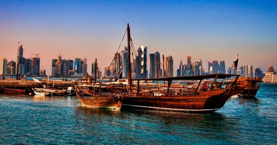 Passeio de dhow em Doha