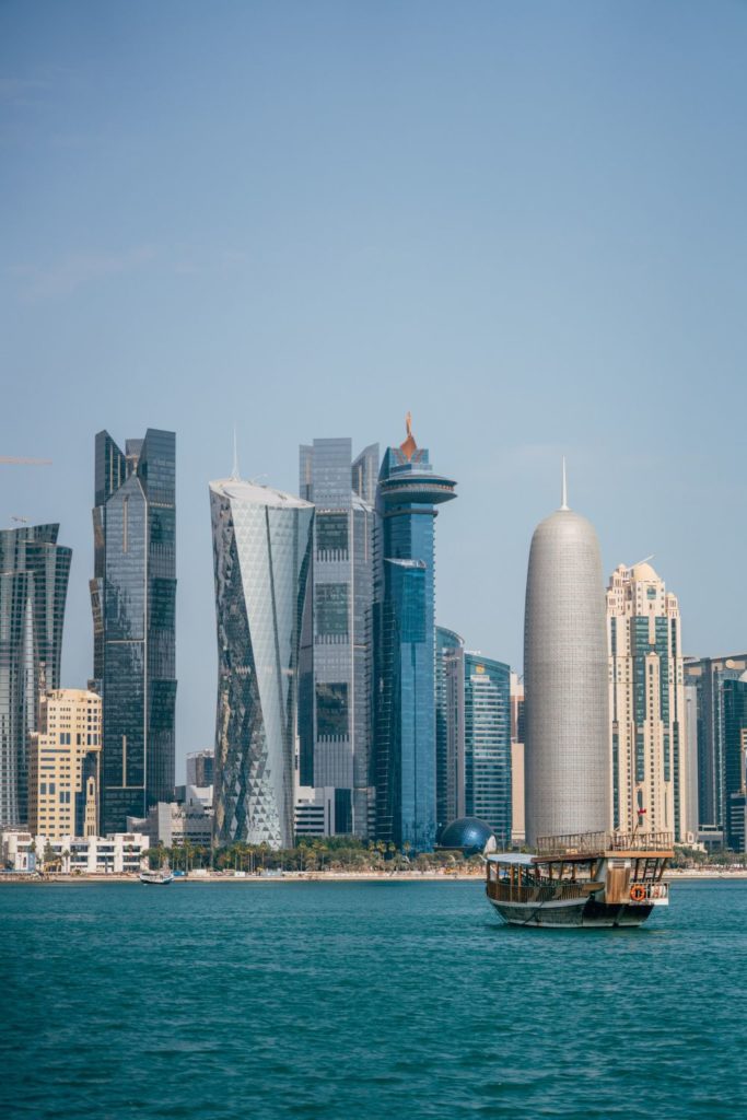 West Bay em Doha, no Qatar