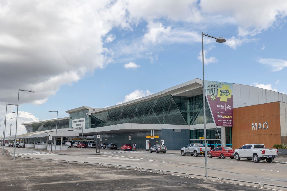Entrada do Aeroporto de Manaus
