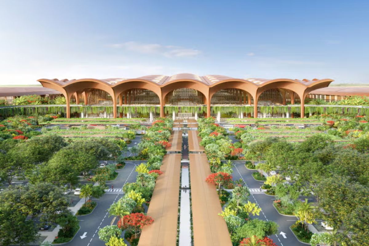 Imagem ilustrativa do novo aeroporto de Phnom Penh