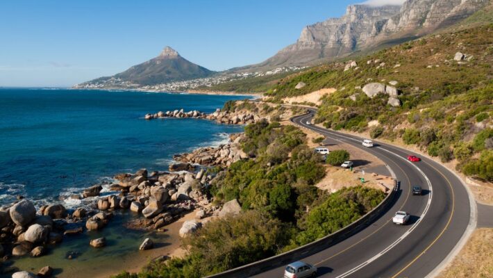 Estrada em Cape Town