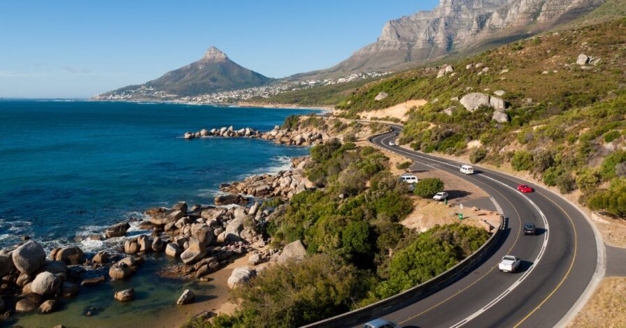 Estrada em Cape Town