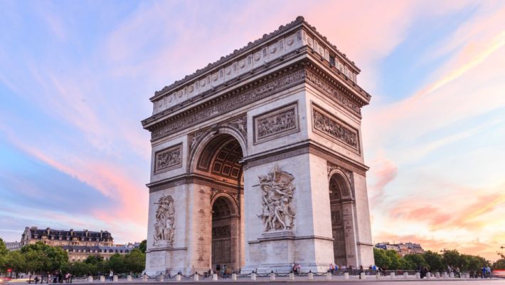 Arco do Triufo, em Paris