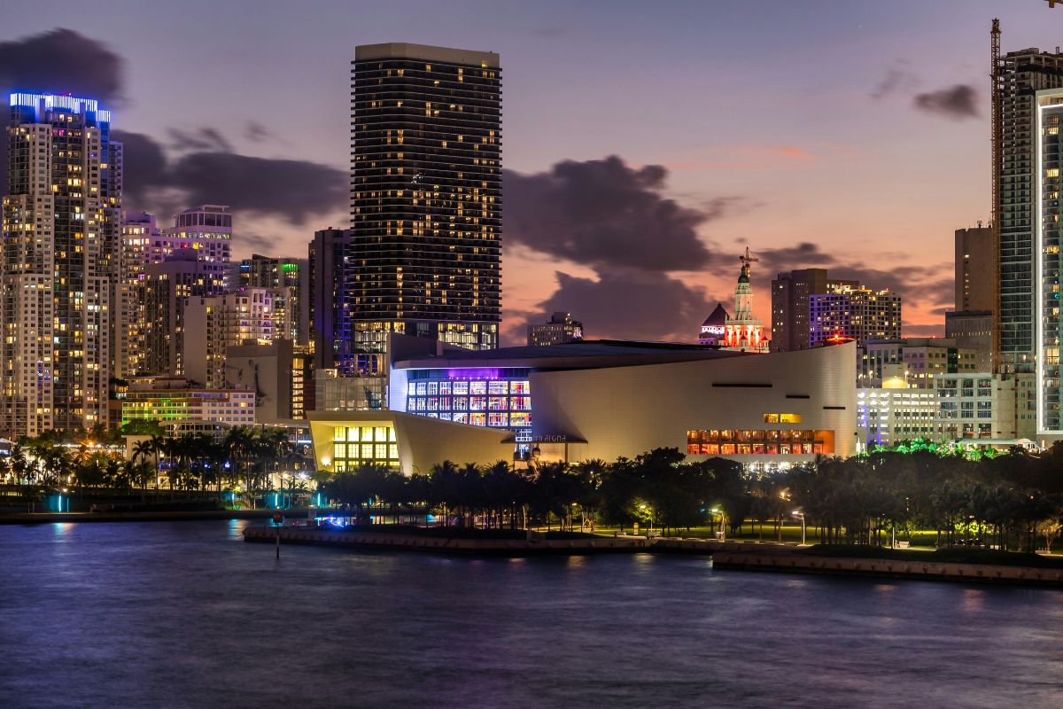 Arena de Miami à noite