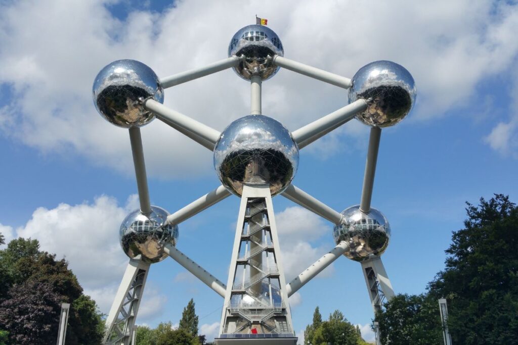Atomium em Bruxelas, na Bélgica