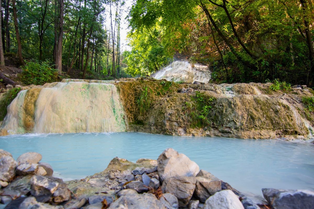 Uma das piscinas naturais do Bagni San Filippo