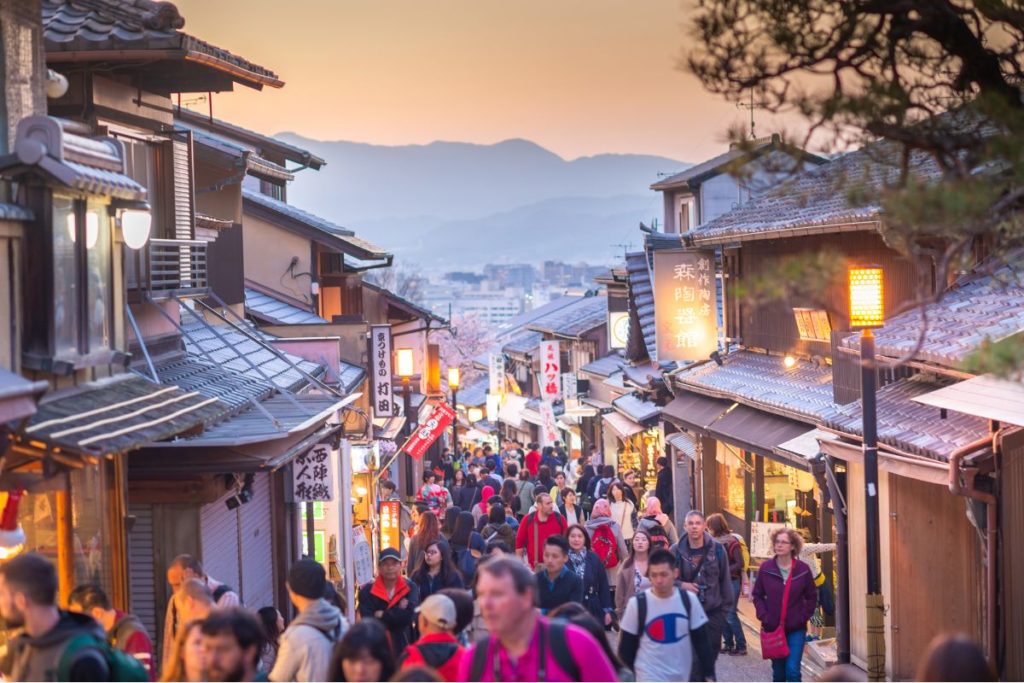 Bairro Gion, em Kyoto no Japão