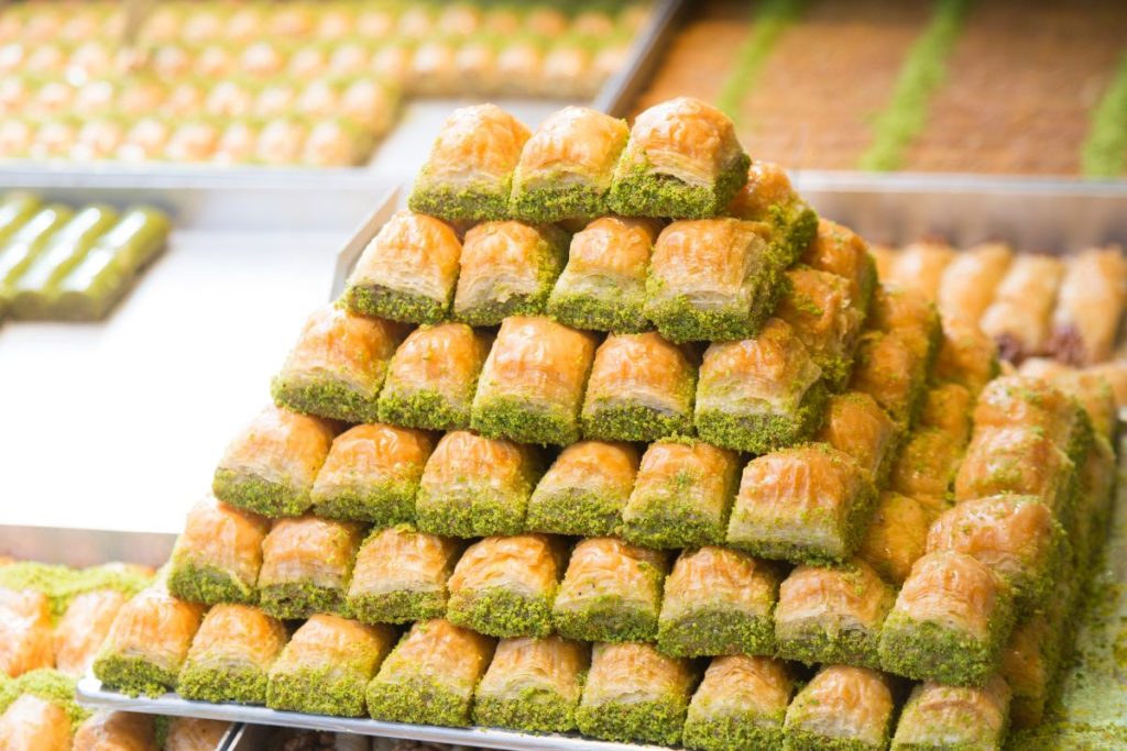 Baklava, um dos mais deliciosos pratos típicos da Turquia