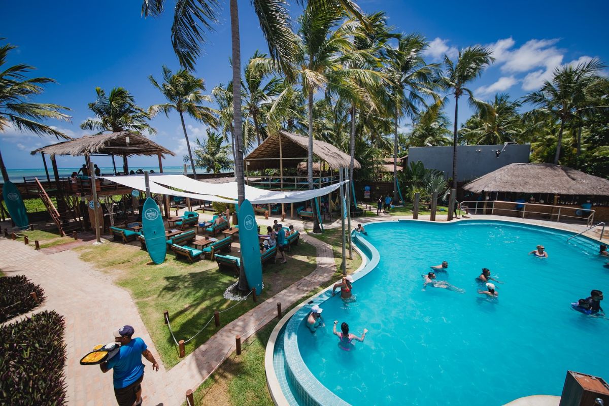 Piscina de Beach Club em São Miguel dos Milagres