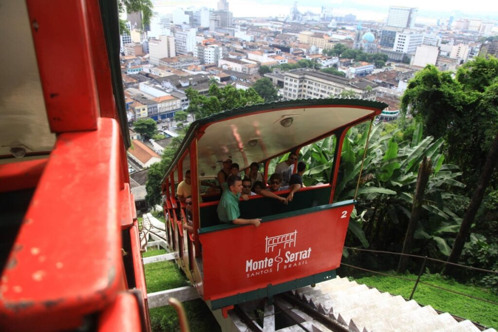 Bondinho do Monte Serrat, em Santos