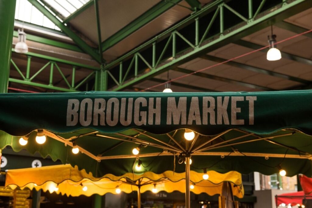 Borough Market em Londres.