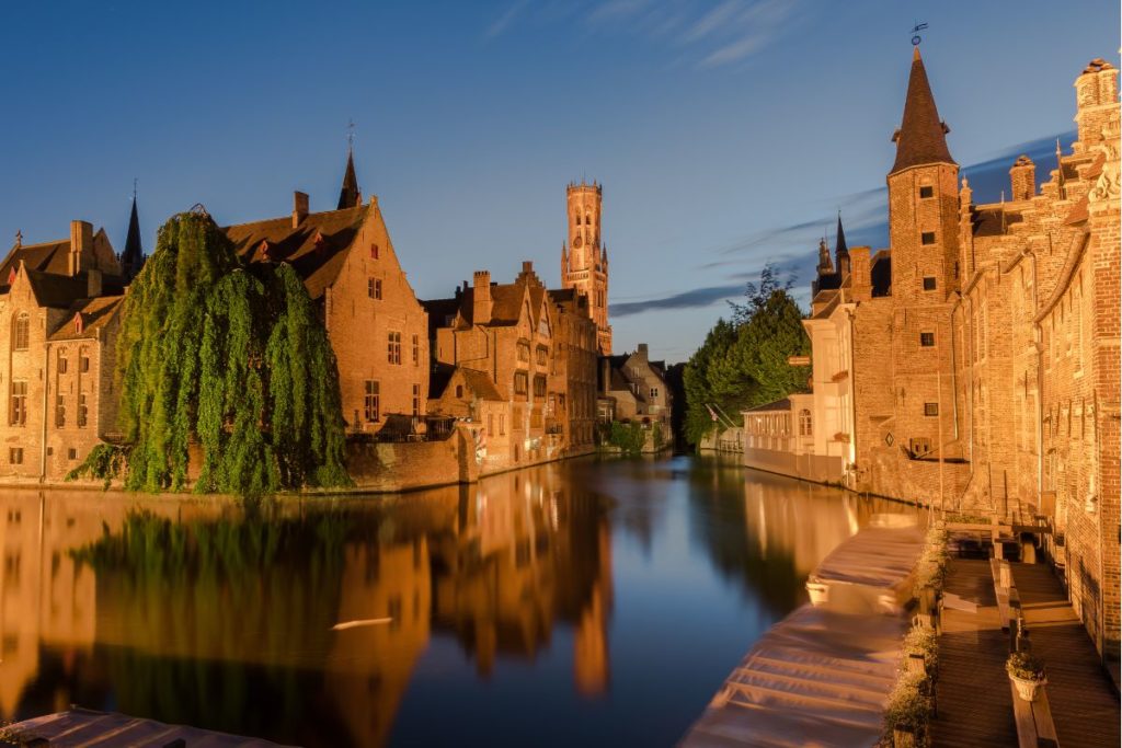 Canal de Bruges, na Bélgica