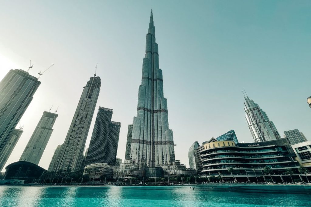Burj Khalifa visto do Lake Burj
