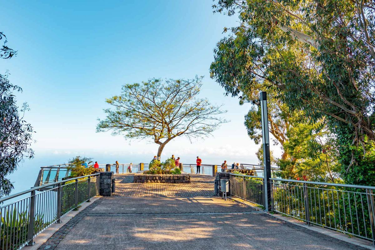 Mirante de vidro de Cabo Girão, na Ilha da Madeira