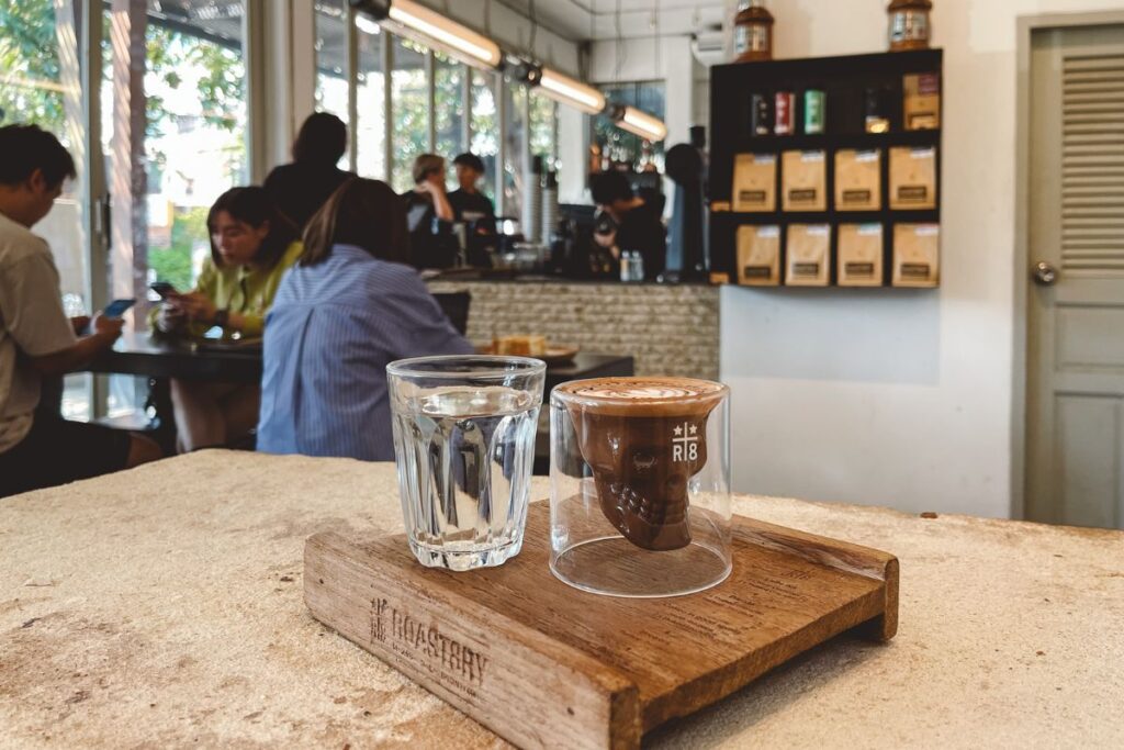 Cafeteria em Chiang Mai, na Tailândia