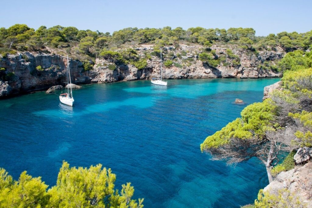 Vista do mirante da Cala Pi, em Maiorca